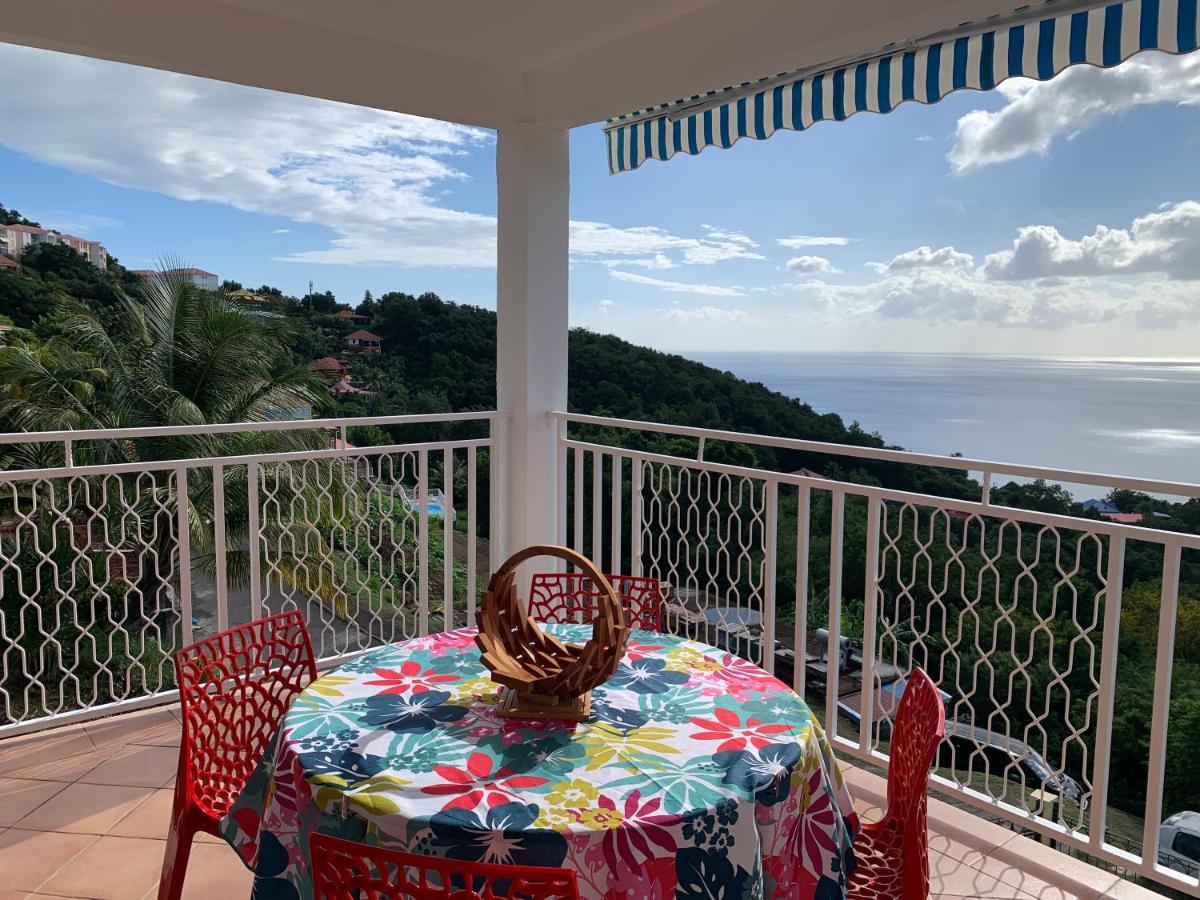 Paradis Au Soleil, Vue Panoramique Sur Mer Apartment Bouillante Exterior foto